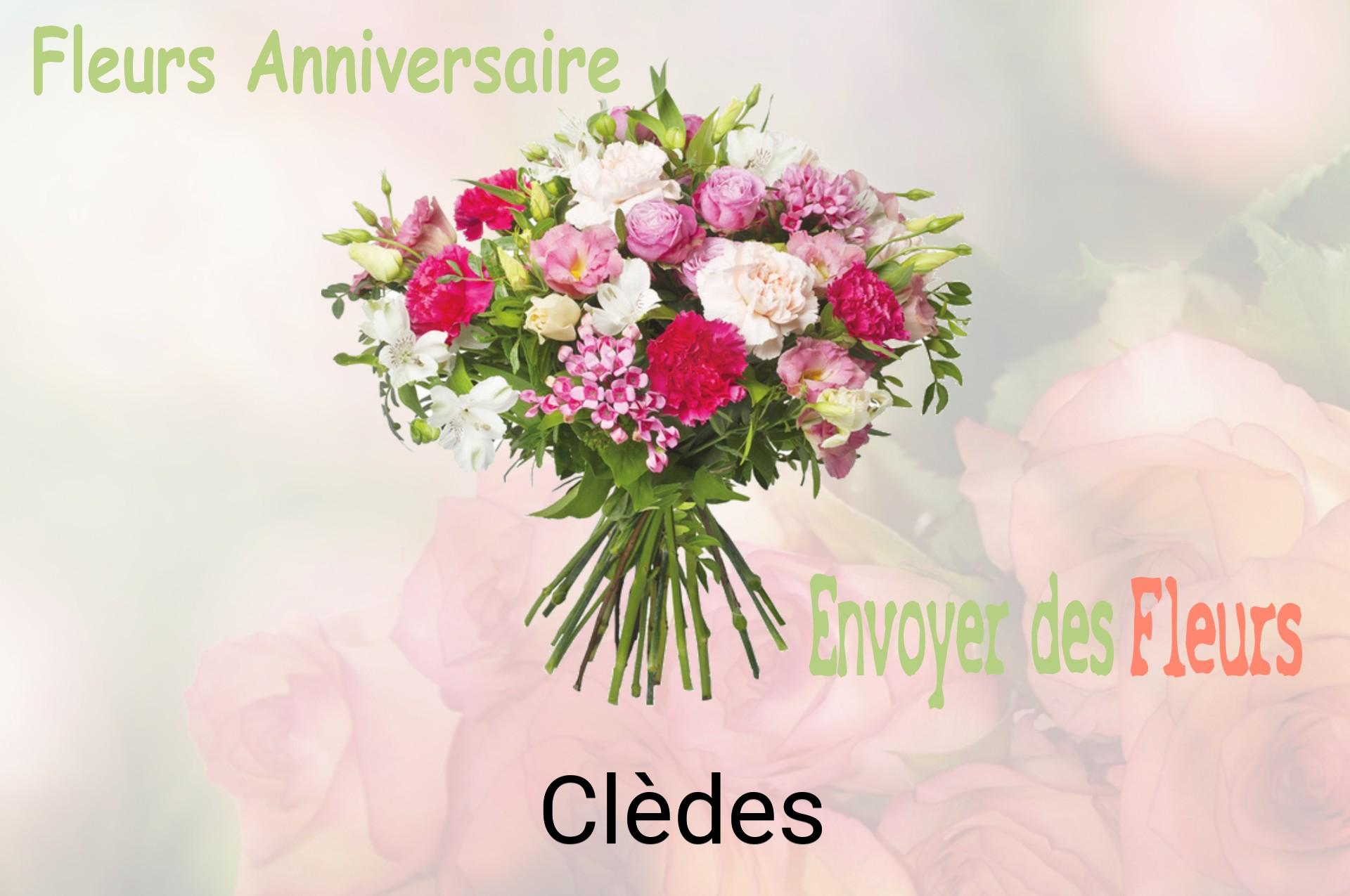 Bouquet de fleurs d’anniversaire livré à Clèdes
